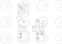67057 Edge Cutter Manifold DD70/DD70HF S/N 197522 -, Volvo Construction Equipment