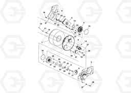 100417 Front Drum Assembly DD70/DD70HF S/N 197522 -, Volvo Construction Equipment