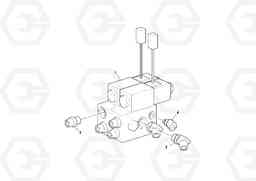 46296 Steering Selector Valve Assembly DD70/DD70HF S/N 197522 -, Volvo Construction Equipment