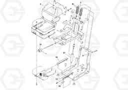 95540 Seat Assembly DD90/DD90HF S/N 197375 -, Volvo Construction Equipment