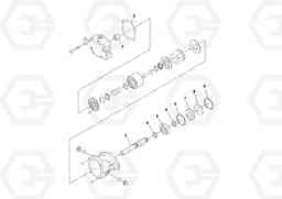 94548 Vibration Motor DD90/DD90HF S/N 197375 -, Volvo Construction Equipment