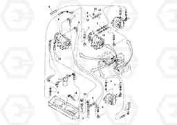 99092 Vibration Hoses Installation DD90/DD90HF S/N 197375 -, Volvo Construction Equipment