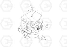 95282 Rotating beacon Installation DD90/DD90HF S/N 197375 -, Volvo Construction Equipment