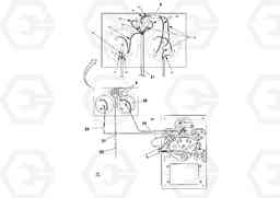 87201 Speedometer / Vpm Meter Installation DD90/DD90HF S/N 197375 -, Volvo Construction Equipment