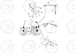91519 HID/work light installation DD90/DD90HF S/N 197375 -, Volvo Construction Equipment