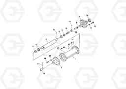 96902 Eccentric Shaft Assembly DD90/DD90HF S/N 197375 -, Volvo Construction Equipment