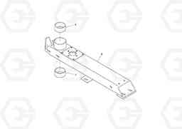 59065 Support Tube Assembly OMNI 318 SCREED PF6110, PF6160, PF6170, Volvo Construction Equipment