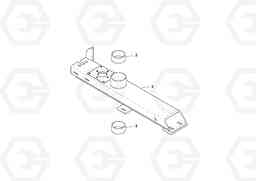 55470 Support Tube Assembly OMNI 318 SCREED PF6110, PF6160, PF6170, Volvo Construction Equipment