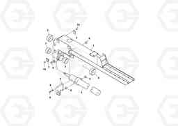 59064 Saddle Assembly OMNI 318 SCREED PF6110, PF6160, PF6170, Volvo Construction Equipment