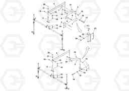 88583 Support Assembly PAVER CONTROLS ATT. PAVER CONTROLS PF6110, PF6160, PF6170, Volvo Construction Equipment