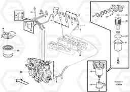 34846 Fuel lines and injectors MC60B S/N 71000 -, Volvo Construction Equipment