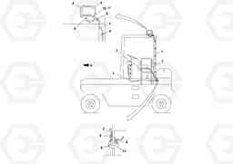 7550 Rotating beacon Installation PT125R S/N 197470-, Volvo Construction Equipment