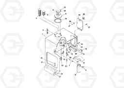 58720 Hydraulic Tank Installation PT125R S/N 197470-, Volvo Construction Equipment