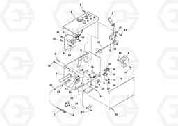 56799 Control Console Assembly PT125R S/N 197470-, Volvo Construction Equipment