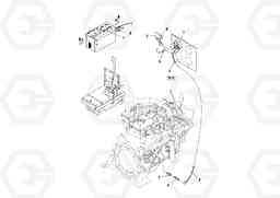 56791 Engine Oil Pressure Gauge Installation PT125R S/N 197470-, Volvo Construction Equipment