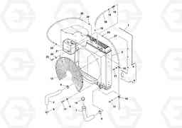 72764 Radiator and Oil Cooler Assembly SD100C S/N 198060 -, Volvo Construction Equipment