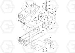 100010 Engine Cowling and Hood Installation SD100C S/N 198060 -, Volvo Construction Equipment