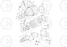 90081 Hydraulic motor SD70D/SD70F/SD77DX/SD77F S/N 197387-, Volvo Construction Equipment