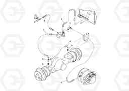 68185 Brake Hoses Installation SD100C S/N 198060 -, Volvo Construction Equipment