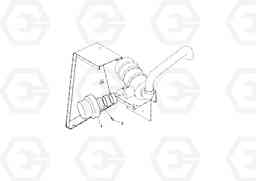 70519 Air Pre-cleaner Installation SD100C S/N 198060 -, Volvo Construction Equipment