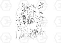 70179 Cable Harness Installation SD100C S/N 198060 -, Volvo Construction Equipment