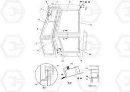 72176 Cab Assembly SD100C S/N 198060 -, Volvo Construction Equipment