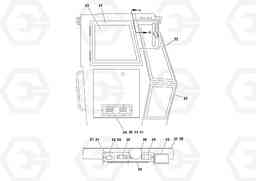 47403 Cab Assembly SD100C S/N 198060 -, Volvo Construction Equipment