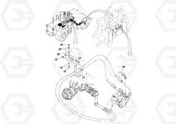 76544 Traction Hoses Installation SD100C S/N 198060 -, Volvo Construction Equipment