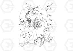 68497 Cable Harness Installation SD100C S/N 198060 -, Volvo Construction Equipment