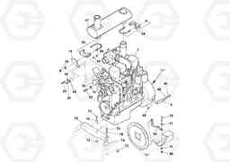 68078 Engine Installation SD100C S/N 198060 -, Volvo Construction Equipment