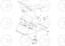 64796 Foot Pedal Assembly SD100D/100F/SD105DX/105F S/N 197389 -, Volvo Construction Equipment