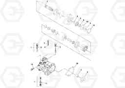 84948 Vibration Pump SD70D/SD70F/SD77DX/SD77F S/N 197387-, Volvo Construction Equipment