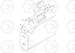 57522 Rh Front Headlight Assembly SD116DX/SD116F S/N 197542 -, Volvo Construction Equipment