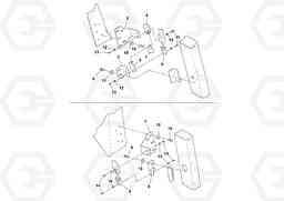 53977 ROPS/hood lock installation SD116DX/SD116F S/N 197542 -, Volvo Construction Equipment