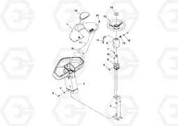 72892 Tilt Steering Wheel SD122 S/N 195942 -, Volvo Construction Equipment