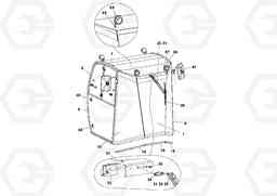 43478 Cab Assembly SD77DA S/N 197788-, Volvo Construction Equipment