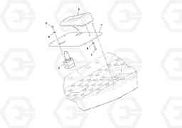 96272 Foot Pedal Assembly SD70D/SD70F/SD77DX/SD77F S/N 197387-, Volvo Construction Equipment