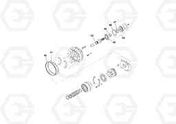 41374 Axle Drive Motor SD70D/SD70F/SD77DX/SD77F S/N 197387-, Volvo Construction Equipment