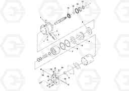 92020 Vibration Motor SD160DX/SD190/SD200 S/N 197386 -, Volvo Construction Equipment