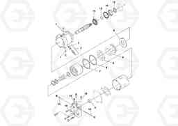 92020 Vibration Motor SD160DX/SD190/SD200 S/N 197386 -, Volvo Construction Equipment