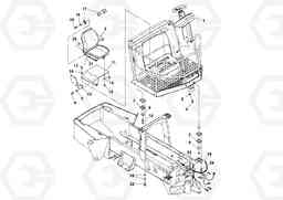 99190 Pedestal And Seat Installation SD160DX/SD190/SD200 S/N 197386 -, Volvo Construction Equipment