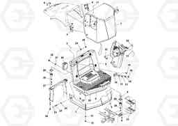 89834 Pre-cab with Heater Assembly SD70D/SD70F/SD77DX/SD77F S/N 197387-, Volvo Construction Equipment