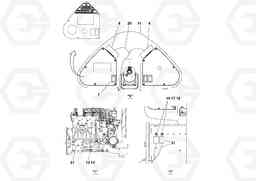 100011 Work lights Installation SD25D/SD25F S/N 197379 -, Volvo Construction Equipment