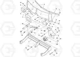 98229 Tilt Blade sub-assembly SD25D/SD25F S/N 197379 -, Volvo Construction Equipment