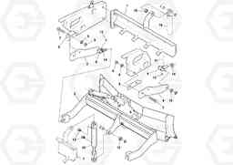 77579 Tilt Blade Assembly SD25D/SD25F S/N 197379 -, Volvo Construction Equipment