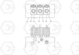 87262 Brake/shunt Two-speed Manifold SD70D/SD70F/SD77DX/SD77F S/N 197387-, Volvo Construction Equipment