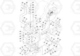 82084 Front Frame Installation SD70D/SD70F/SD77DX/SD77F S/N 197387-, Volvo Construction Equipment