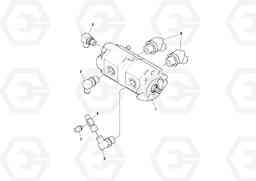 90066 Strike-off Blade Pump Assembly SD70D/SD70F/SD77DX/SD77F S/N 197387-, Volvo Construction Equipment