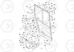 106528 Cab Assembly SD70D/SD70F/SD77DX/SD77F S/N 197387-, Volvo Construction Equipment