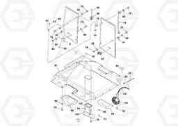 36862 Cab Assembly SD70D/SD70F/SD77DX/SD77F S/N 197387-, Volvo Construction Equipment